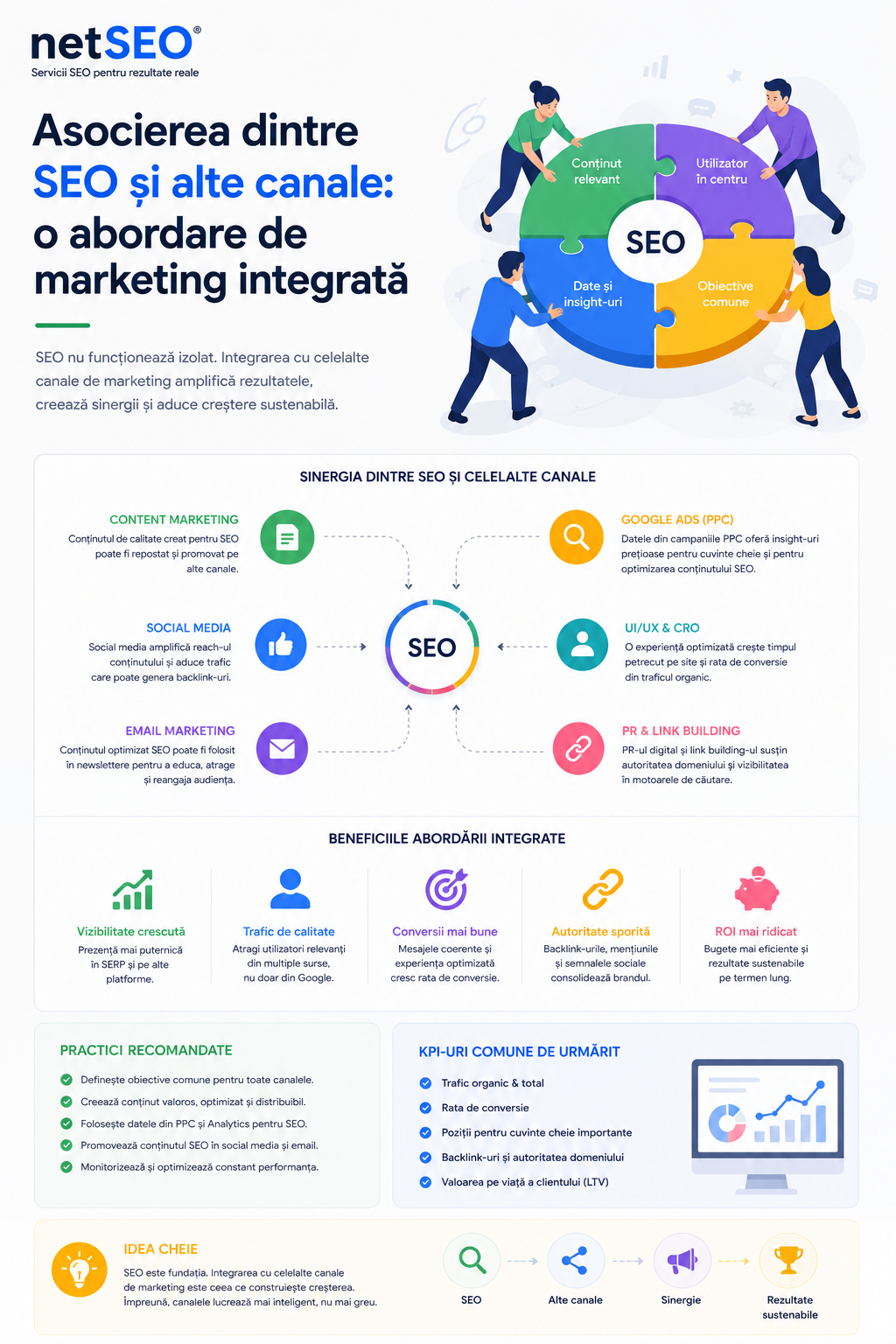 Asocierea dintre SEO și alte canale: o abordare de marketing integrată