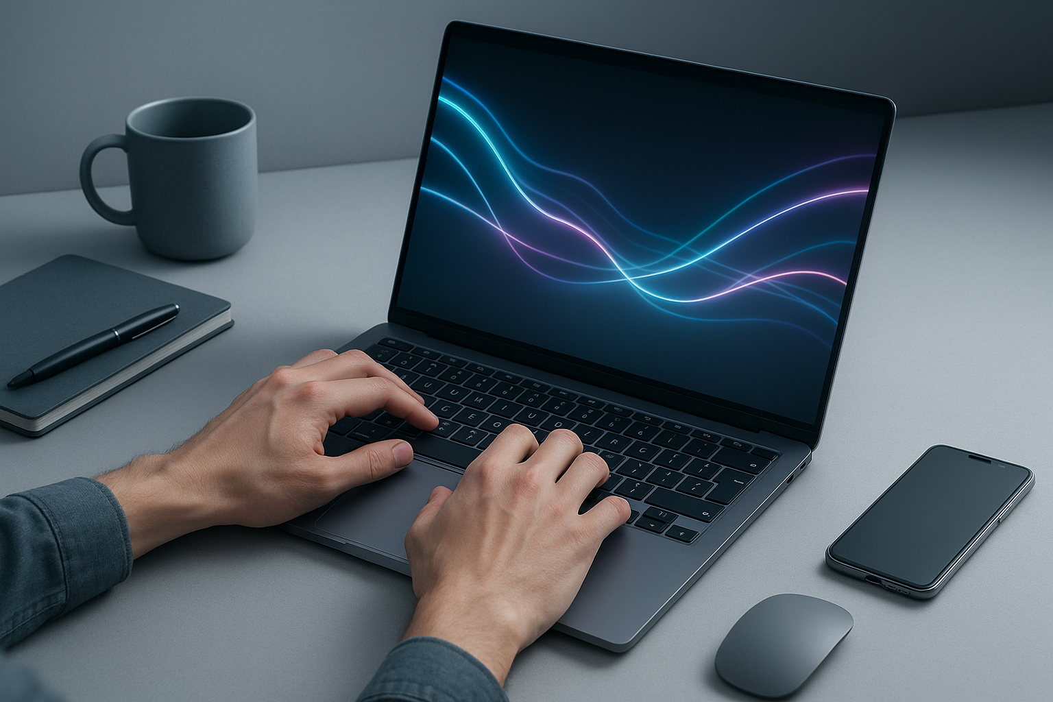 Imagine editorială cu obiecte / workspace pentru articolul: cum evaluezi o campanie OpenAI Ads