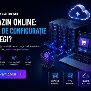 Gazduirea unui site web, magazin online, ce tip de configuratie sa aleg?