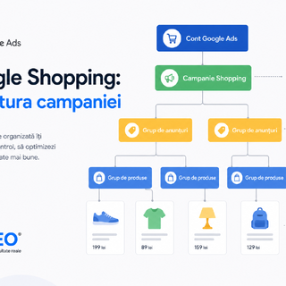 Google Shopping: structură de campanie pentru feed și ROAS