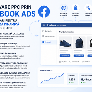 Promovare PPC prin Facebook Ads, pasii necesari pentru promovarea dinamica prin Facebook Ads