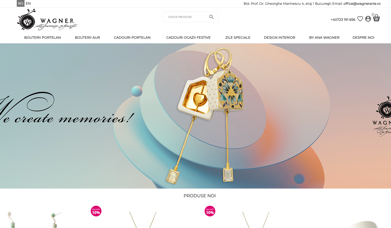 Captură ecran Wagnerarteshop.com
